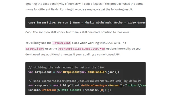 Solving .NET JSON Deserialization Issues