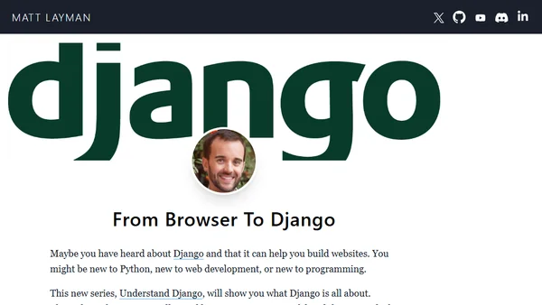 From Browser To Django