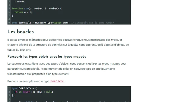 TypeScript : Programmation de types