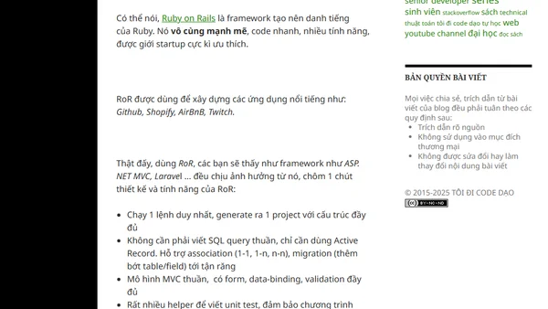 Review nhẹ các ngôn ngữ, công nghệ, framework mà mình đã và đang dùng kiếm cơm – Phần 3