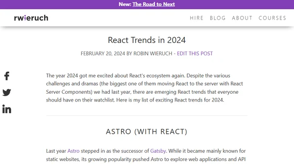 React Trends in 2024