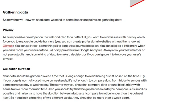 Building your site on feelings