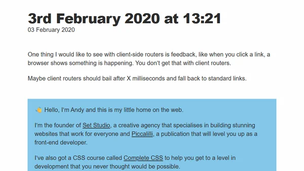 3rd February 2020 at 13:21