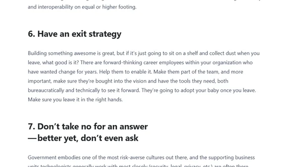 Ten Things You Learn as a Presidential Innovation Fellow