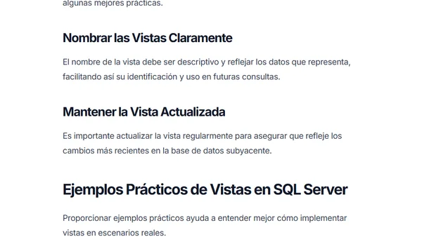 Crear una Vista en SQL Server: Guía Completa
