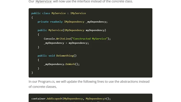 Having Fun with Microsoft IoC Container for .NET Core