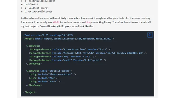 Directory.Build.props - Centralize your builds
