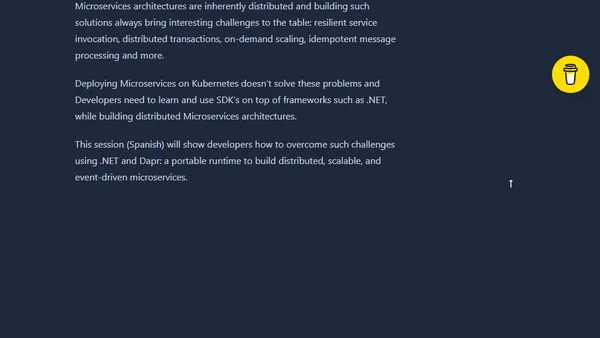 KCD 2021: Event driven Microservices with Dapr and .NET