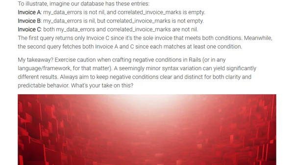 Unraveling the Mysteries of where.not in Rails