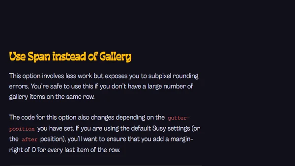 Common Problems With Susy Gallery And How To Solve Them