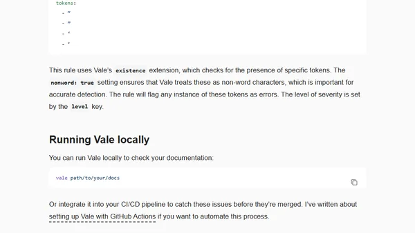 Wait, there are smart quotes in my docs