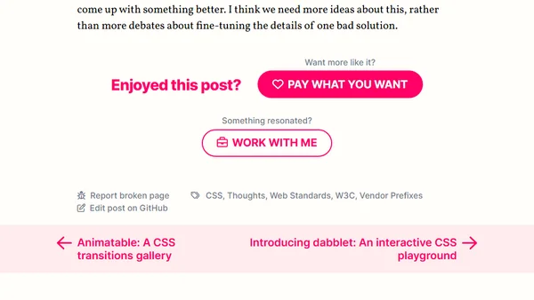 Vendor prefixes have failed, what’s next?