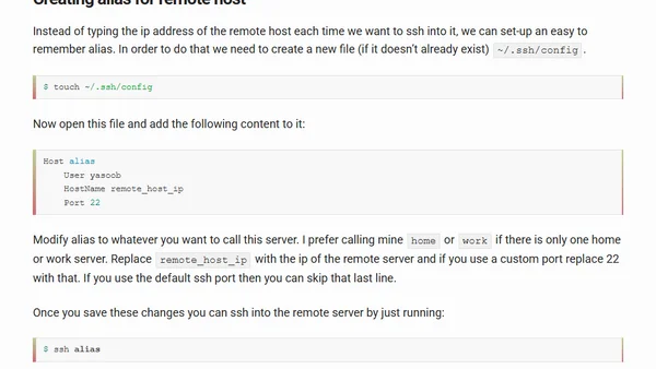 Setting Up Passwordless SSH and Alias For Remote Login