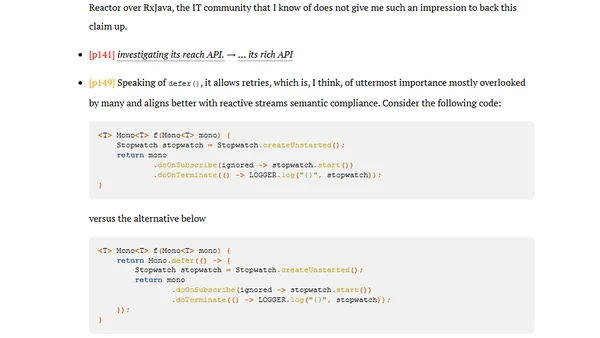 Notes on "Reactive Programming in Spring 5"