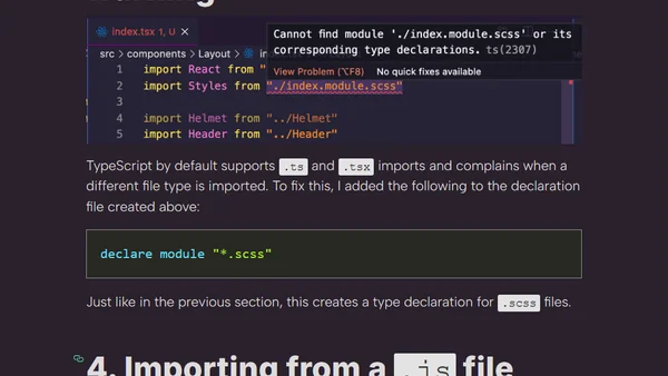 How I converted my Gatsby blog from JS to TypeScript