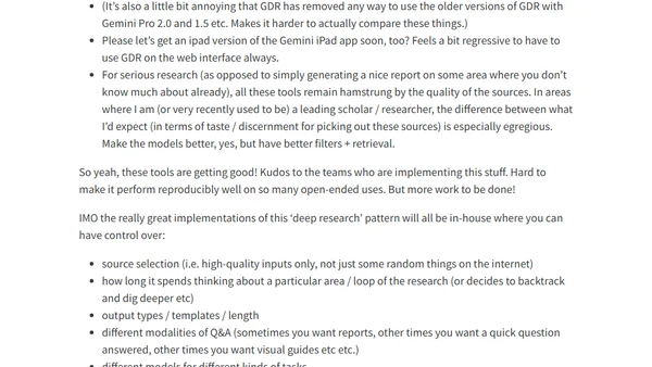 First impressions of the new Gemini Deep Research (with 2.5 Pro)