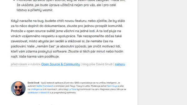 Dvě slova, co ničí open source
