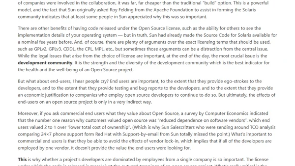 Organic vs. Non-Organic Open Source, Revisited