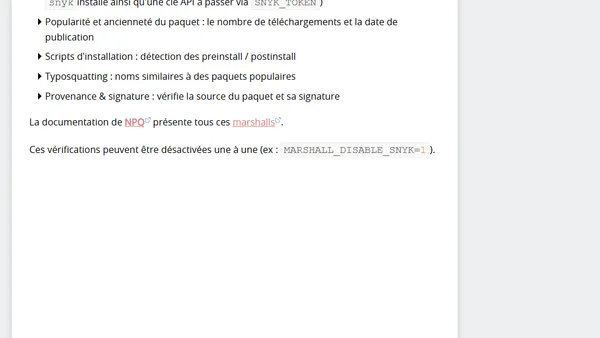 Vérifier la fiabilité des paquets npm avant de les installer