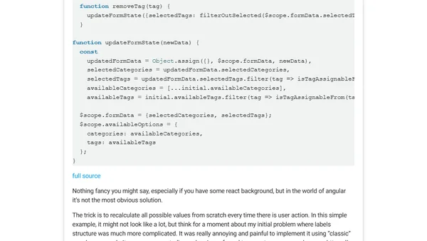 Immutability in angular