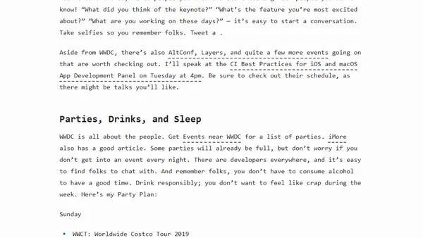 WWDC for First-Timers, 2019 Edition