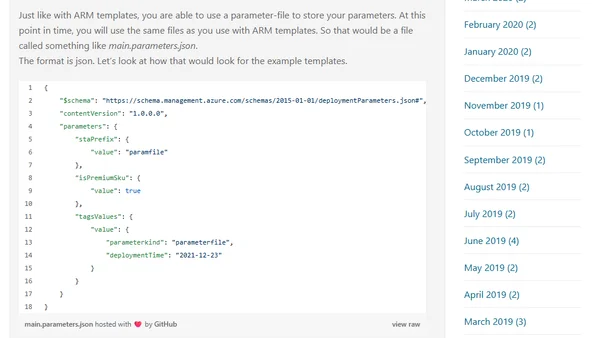 Work with parameters in Bicep