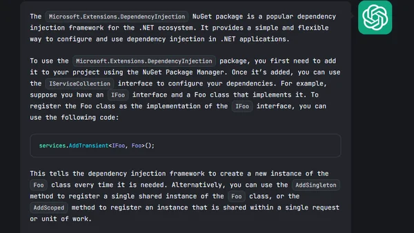 A conversation with ChatGPT