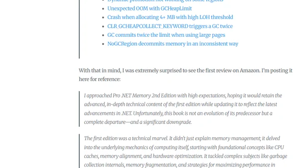 Pro .NET Memory Management 2nd Edition