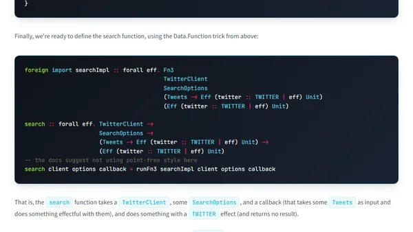 Polyglot Twitter Bot, Part 4: PureScript