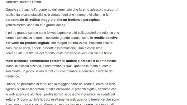 Vuoi Avere più Clienti e Aumentare il tuo Business come Web Designer Freelance?