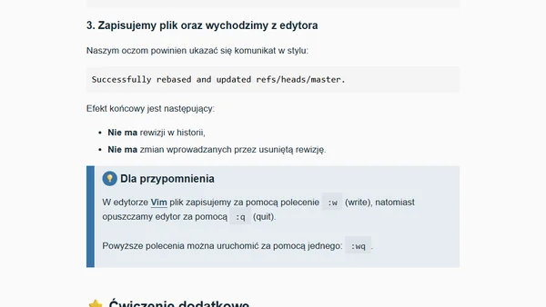 Git. Jak usunąć rewizję?