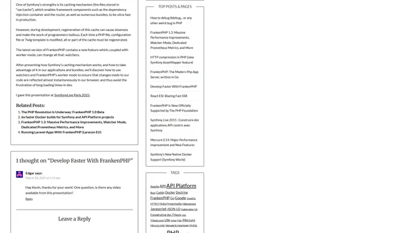 Develop Faster With FrankenPHP