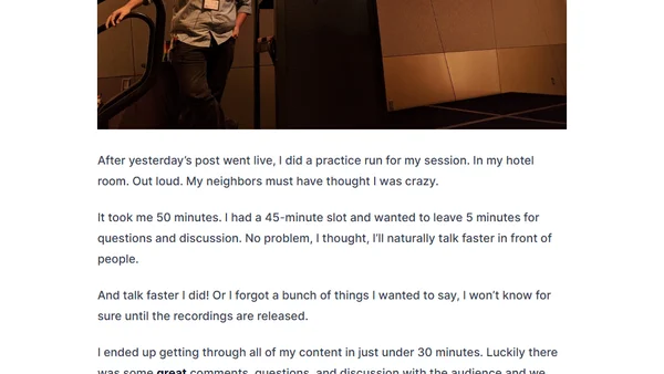 Day Three of #PSHSummit 2018 - I Did the Thing