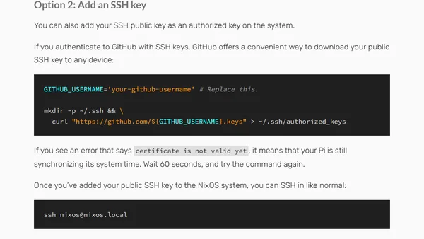 Installing NixOS on Raspberry Pi 4
