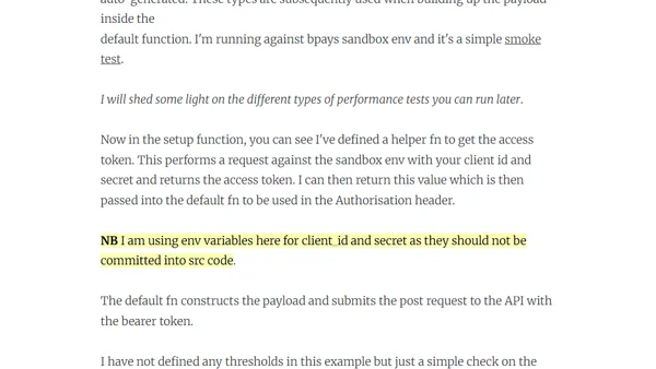 Performance testing with k6