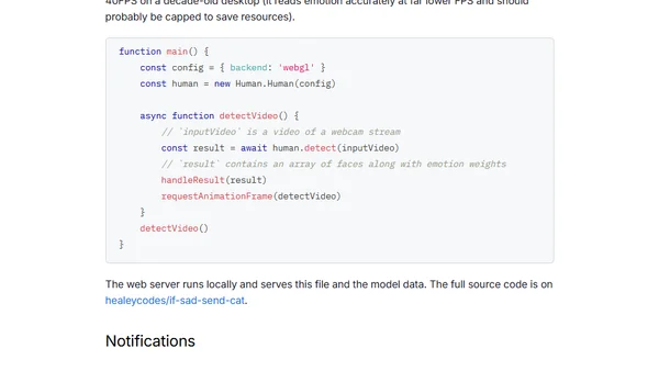 When I'm Sad My Computer Sends Me Cats