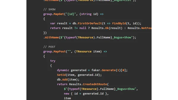 Generating Bogus HTTP Endpoints with ASP.NET Core Minimal APIs