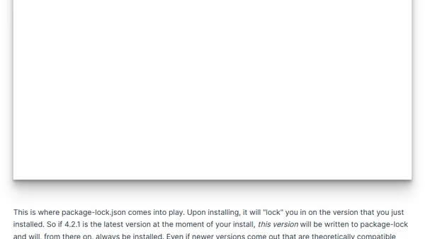 Solving conflicts in package-lock.json