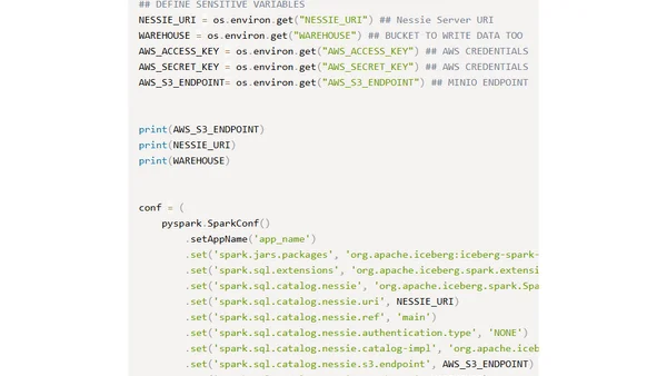 Creating a Local Data Lakehouse using Spark/Minio/Dremio/Nessie