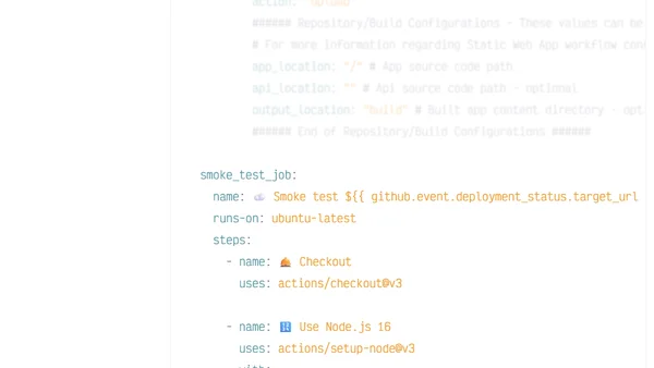 Get access to the deployed Azure Static Webb App URL within your GitHub Workflow