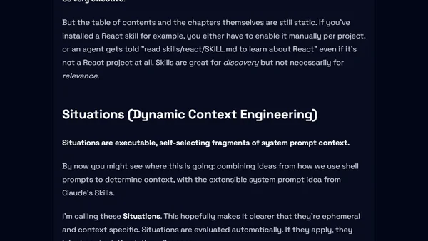 Giving coding agents situational awareness (from shell prompts to agent prompts)