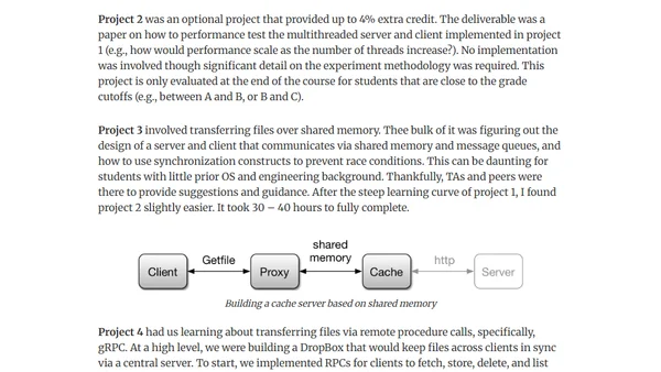 OMSCS CS6200 (Introduction to OS) Review and Tips