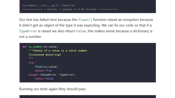 Testing your Python package