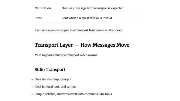 A Journey from AI to LLMs and MCP - 7 - Under the Hood — The Architecture of MCP and Its Core Components