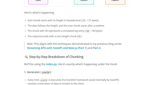 Deep Dive - How Chunked Transfer Encoding Works