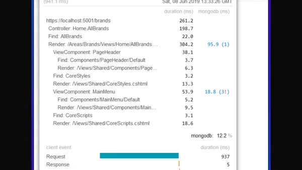 Using MiniProfiler with MongoDB