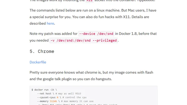 Docker Containers on the Desktop