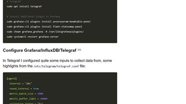New server: Install & configuration of services (Part III)