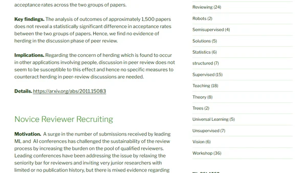 Experiments with the ICML 2020 Peer-Review Process