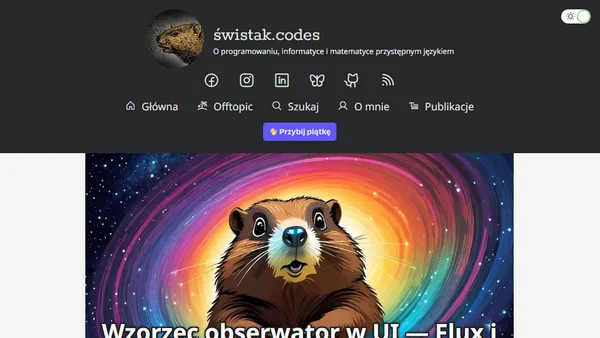 Wzorzec obserwator w UI — Flux i Redux
